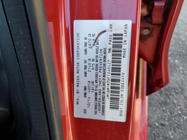 2015 MAZDA 3 GRAND TO JM1BM1M7XF1240427