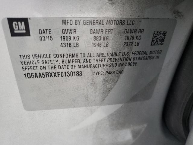 2015 CADILLAC ATS - 1G6AA5RXXF0130183