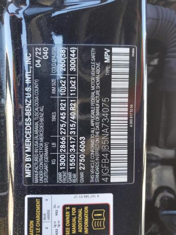 2022 MERCEDES-BENZ GLE 350 - 4JGFB4JB5NA734075