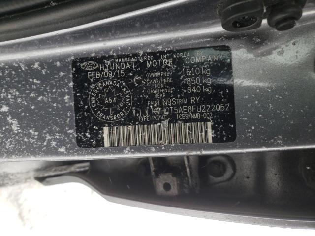 2015 HYUNDAI ACCENT GS KMHCT5AE8FU222052