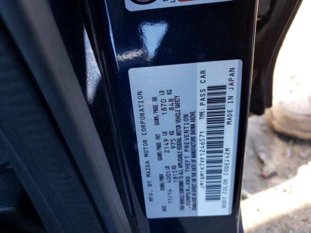 2015 MAZDA 3 SPORT JM1BM1K7XF1246571
