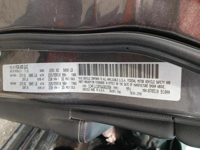 1C4PJLCB7GW362358 Jeep Cherokee Latitude