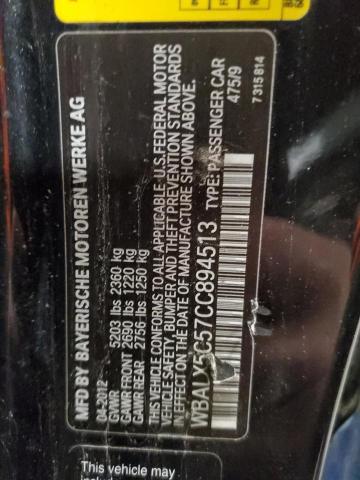 WBALX5C57CC894513 BMW 650 XI