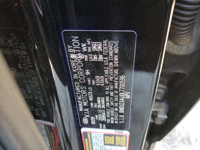 KNDJ23AU0L7700596 KIA SOUL LX