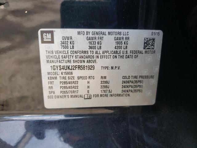 2015 CADILLAC ESCALADE E 1GYS4UKJ2FR581929