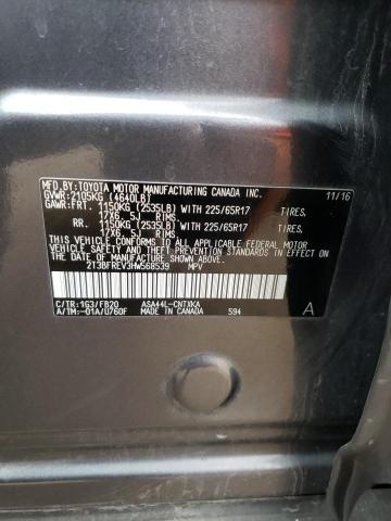 2017 TOYOTA RAV4 LE 2T3BFREV3HW568539