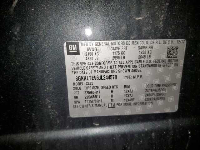 2018 GMC TERRAIN SL 3GKALTEV6JL244570