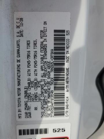2021 TOYOTA TACOMA ACC 3TYRX5GN4MT010149
