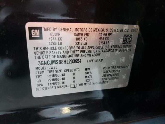 2017 CHEVROLET TRAX PREMI - 3GNCJMSB8HL233954