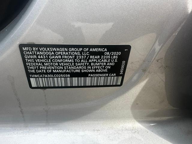 2020 VOLKSWAGEN PASSAT SEL - 1VWCA7A30LC025038