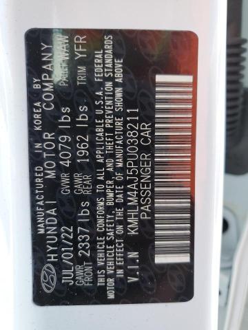 2023 HYUNDAI ELANTRA BL - KMHLM4AJ5PU038211