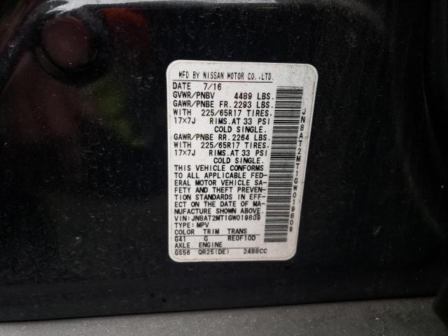 2016 NISSAN ROGUE S JN8AT2MT1GW019809