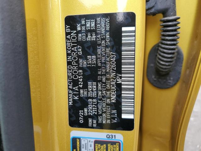 2022 KIA SELTOS NIG - KNDEUCA27N7260437
