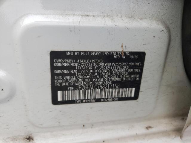 JF2GPADC7H8217158 Subaru Crosstrek Premium