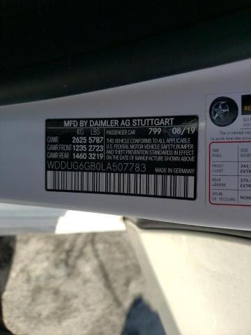 WDDUG6GB0LA507783 Mercedes-Benz S 450