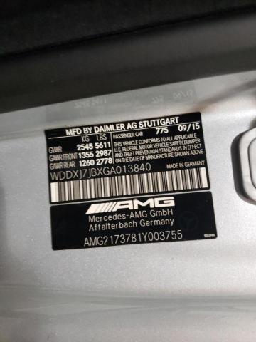 2016 MERCEDES-BENZ S 63 AMG - WDDXJ7JBXGA013840