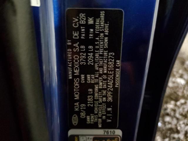 2020 KIA FORTE FE 3KPF24AD5LE168273