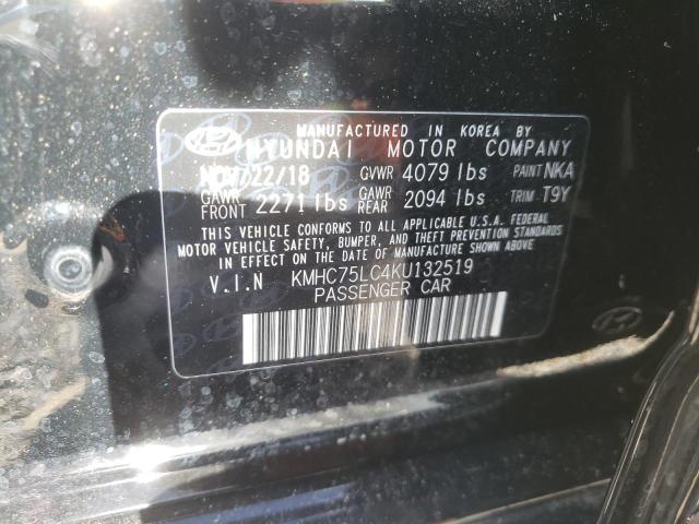 2019 HYUNDAI IONIQ SEL - KMHC75LC4KU132519