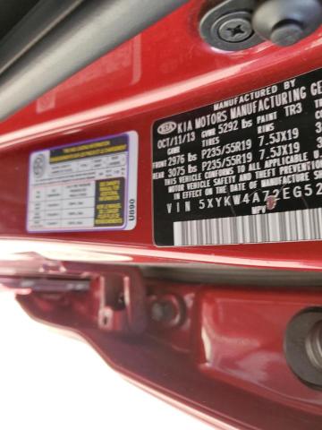 5XYKW4A72EG524696 KIA SORENTO SX