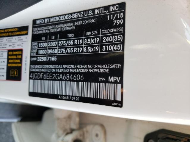 2016 MERCEDES-BENZ GL 450 4MA - 4JGDF6EE2GA684606