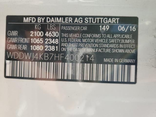 WDDWJ4KB7HF400214 Mercedes-Benz C 300 4matic