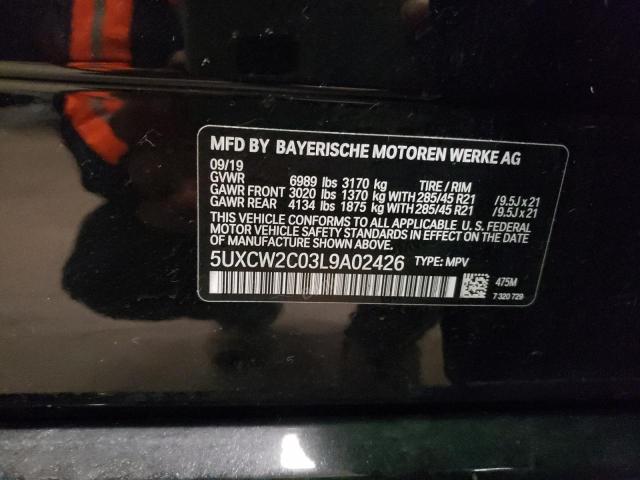 2020 BMW X7 XDRIVE4 - 5UXCW2C03L9A02426