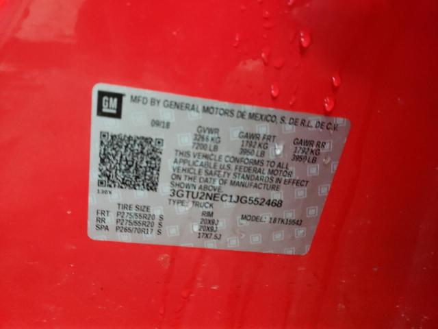2018 GMC SIERRA K15 - 3GTU2NEC1JG552468