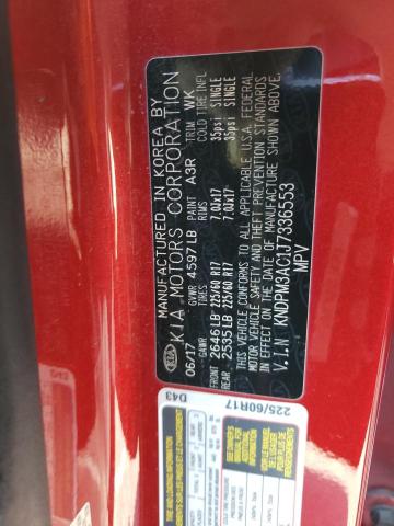 KNDPM3AC1J7336553 KIA Sportage Lx