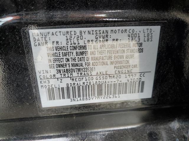 3N1AB8DV7MY226361 Nissan SENTRA SR