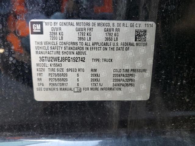 3GTU2WEJ8FG192742 GMC Sierra K1500 Denali