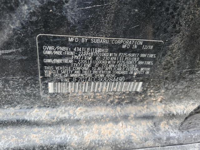 JF2GTACC3K8284490 Subaru Crosstrek Premium