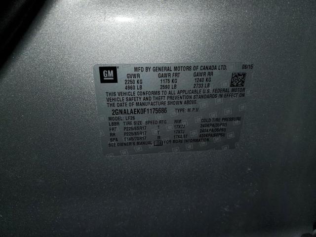 2015 CHEVROLET EQUINOX LS - 2GNALAEK0F1175686