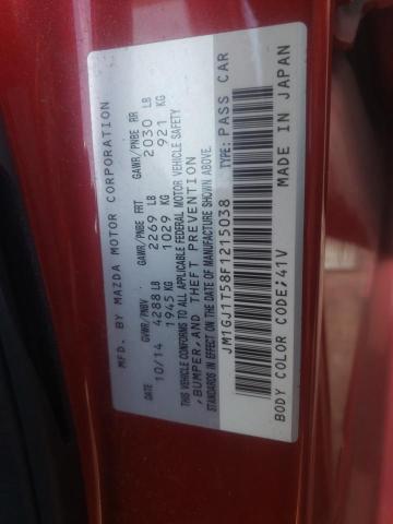 2015 MAZDA 6 TOURING JM1GJ1T58F1215038