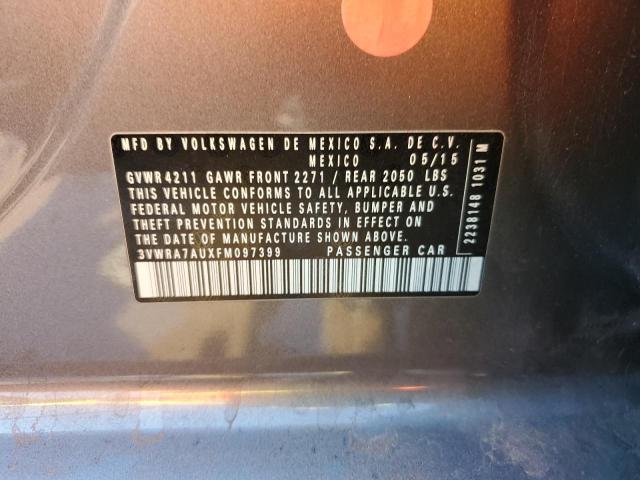 2015 VOLKSWAGEN GOLF TDI - 3VWRA7AUXFM097399