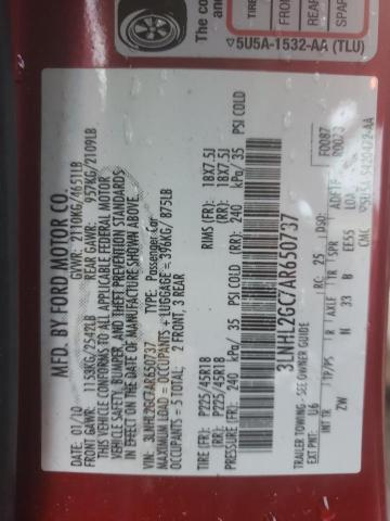 3LNHL2GC7AR650737 Lincoln MKZ