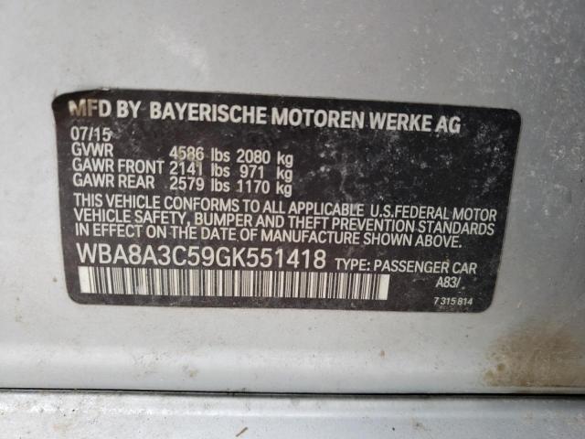 WBA8A3C59GK551418 BMW 320 XI