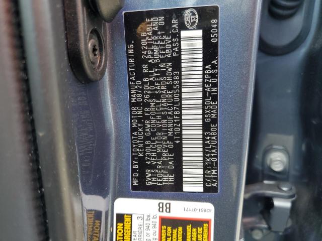 2020 TOYOTA AVALON LIM - 4T1DZ1FB7LU055883