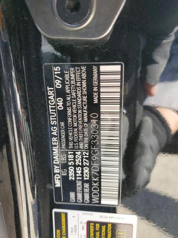 2016 MERCEDES-BENZ E 550 - WDDKK7DF9GF330310