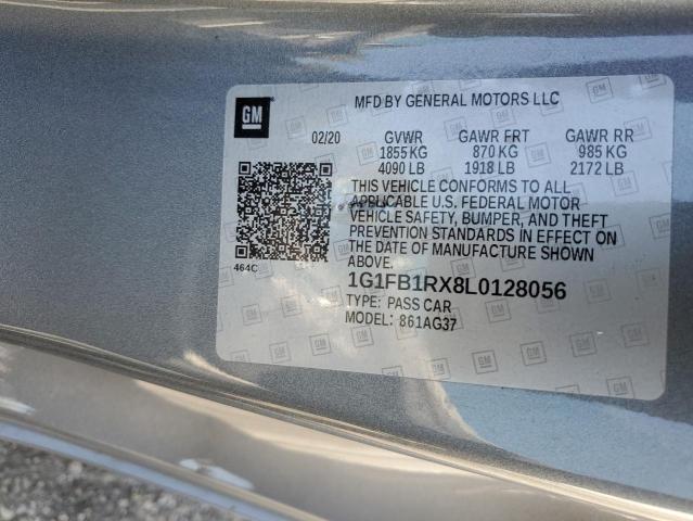 2020 CHEVROLET CAMARO LS - 1G1FB1RX8L0128056