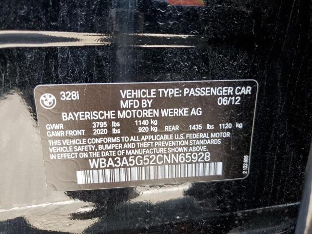 WBA3A5G52CNN65928 BMW 328 I