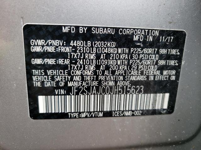 JF2SJAJC0JH515623 Subaru Forester 2.5i Limited
