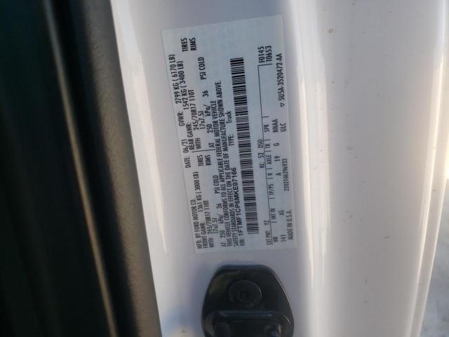 2021 FORD F150 - 1FTMF1CP6MKE07166