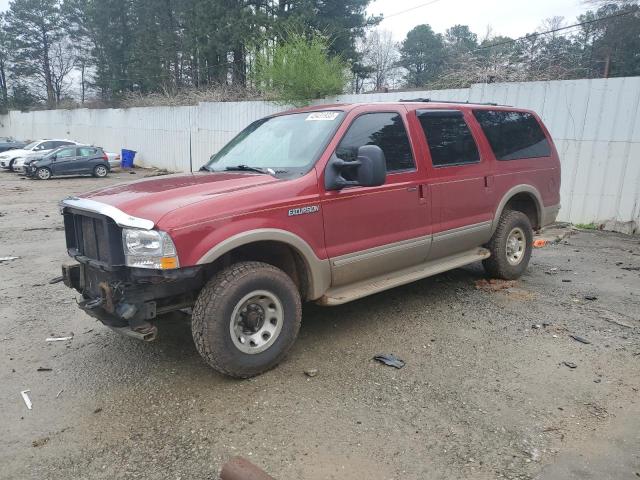 Ford Excursion salvage cars for sale: 2002 Ford Excursion Limited
