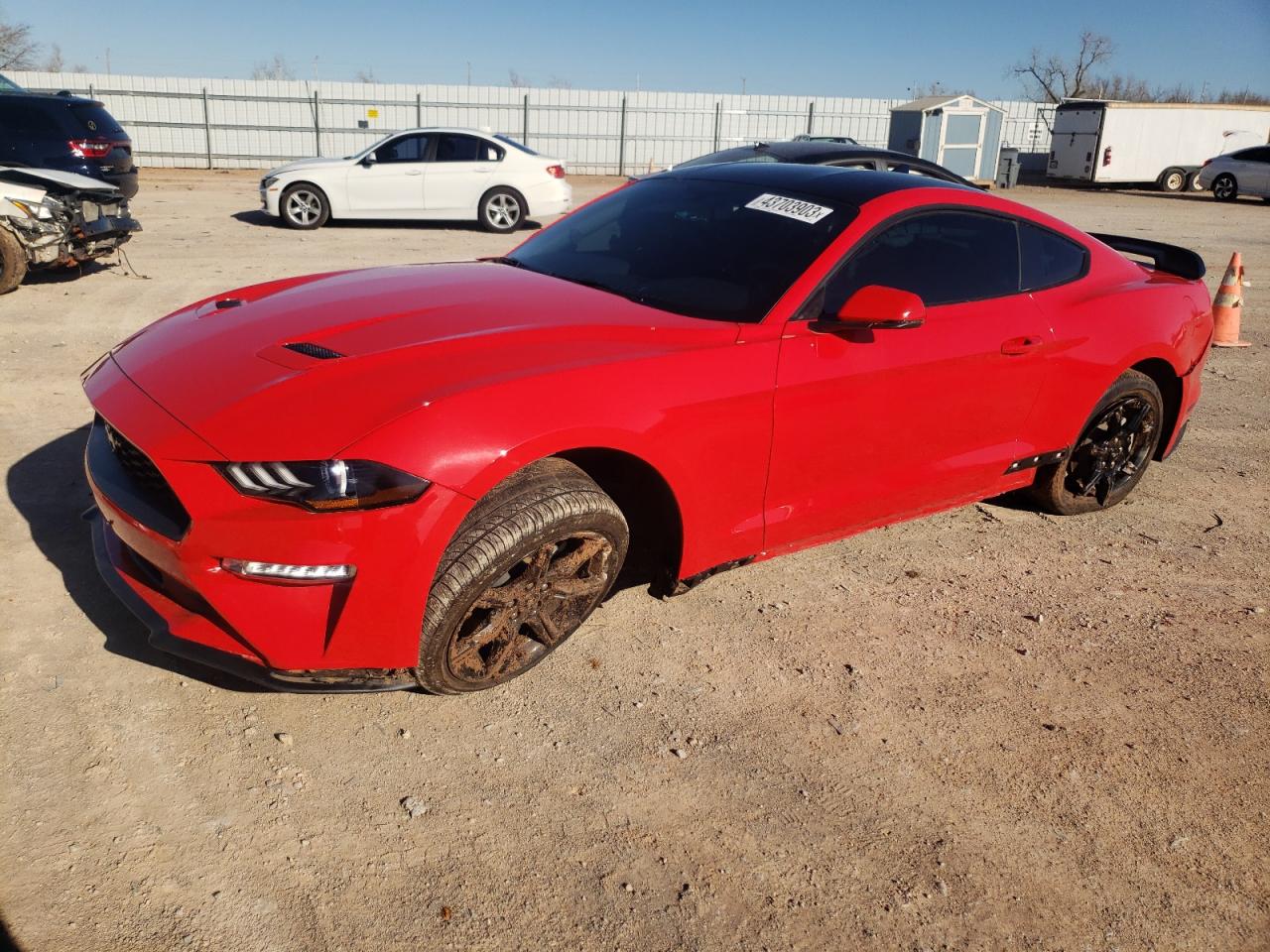 За рулём Ford Mustang 2020