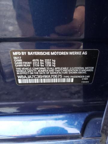 2017 BMW 530 XI - WBAJA7C36HWA70675
