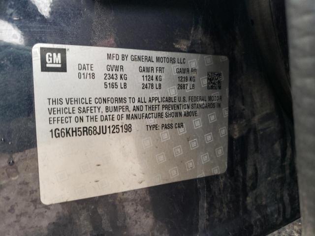 2018 CADILLAC CT6 PREMIU - 1G6KH5R68JU125198