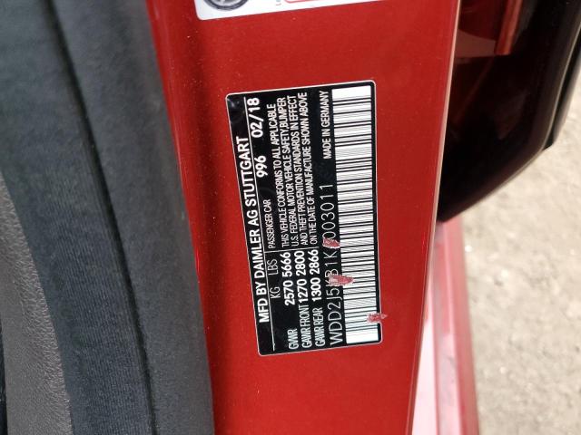 2019 MERCEDES-BENZ CLS 450 4M - WDD2J5KB1KA003011