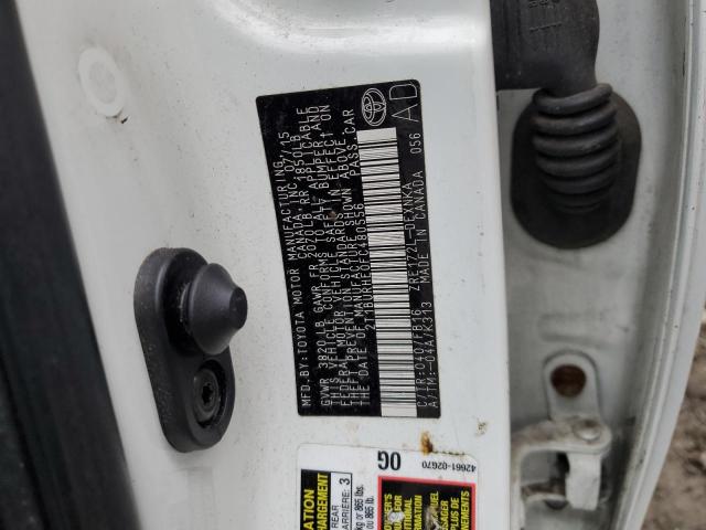 2015 TOYOTA COROLLA L 2T1BURHE0FC480556