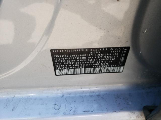 2016 VOLKSWAGEN GTI S/SE - 3VW4T7AU0GM017601