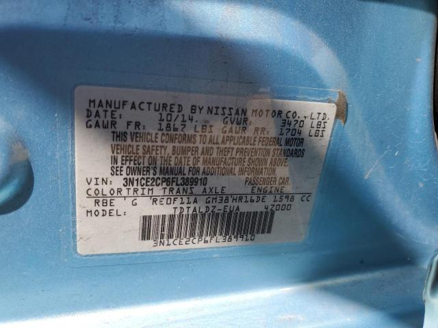 3N1CE2CP6FL389910 Nissan Versa Note S